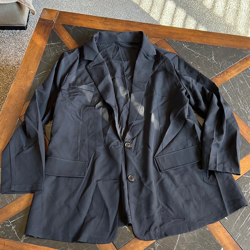 Shein Curve Black oversized Blazer